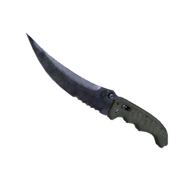 StatTrak™ Flip Knife | Blue Steel (Field-Tested)