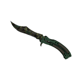 Butterfly Knife | Boreal Forest (Well-Worn)