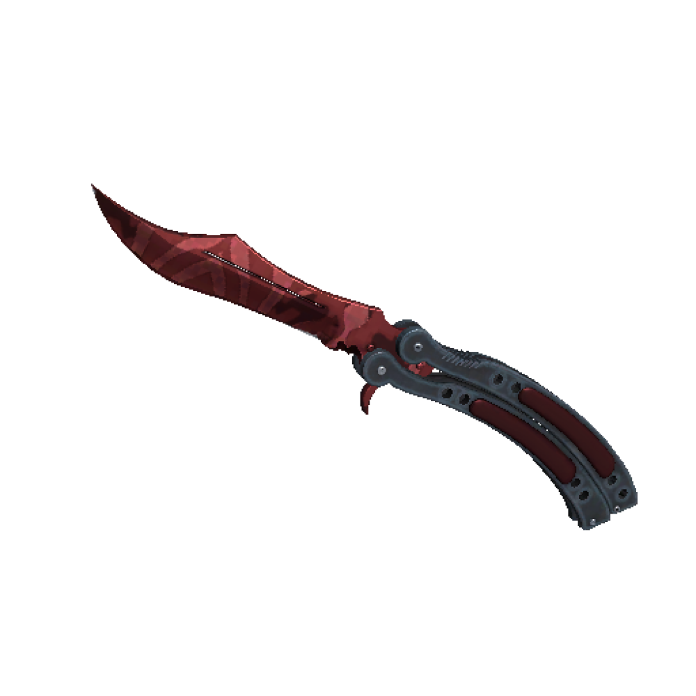 StatTrak™ Butterfly Knife | Slaughter (Minimal Wear)