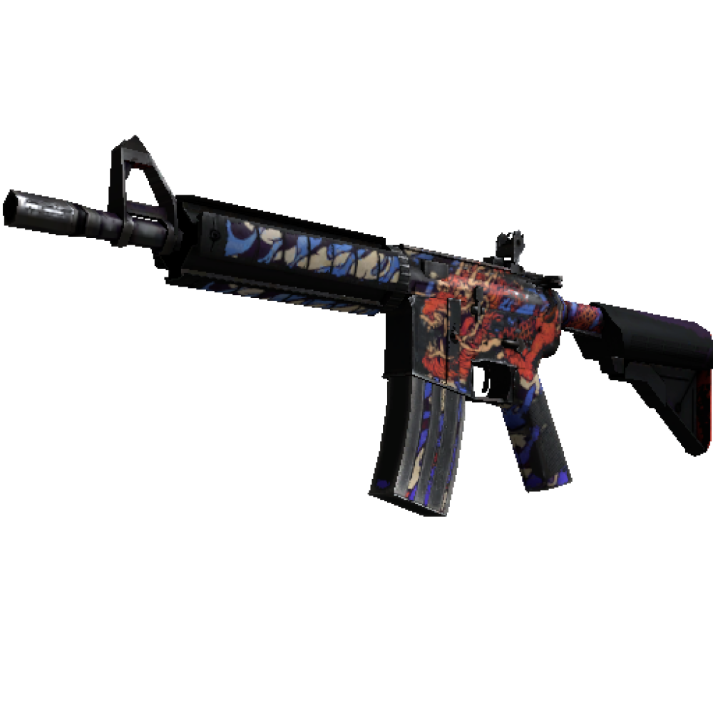 StatTrak™ M4A4 | 龍王 (Dragon King) (Battle-Scarred)