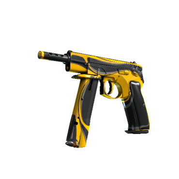 StatTrak™ CZ75-Auto | Yellow Jacket (Well-Worn)