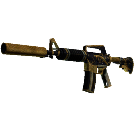 M4A1-S | Golden Coil (Battle-Scarred)