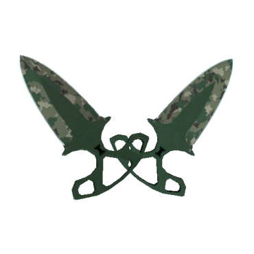 StatTrak™ Shadow Daggers | Forest DDPAT (Field-Tested)