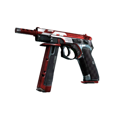 CZ75-Auto | Red Astor (Minimal Wear)