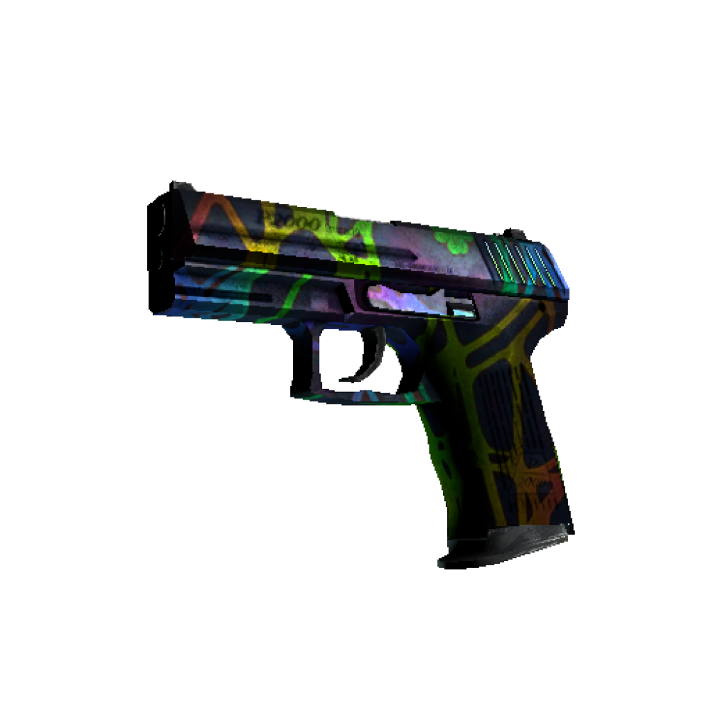 StatTrak™ P2000 | Acid Etched (Battle-Scarred)