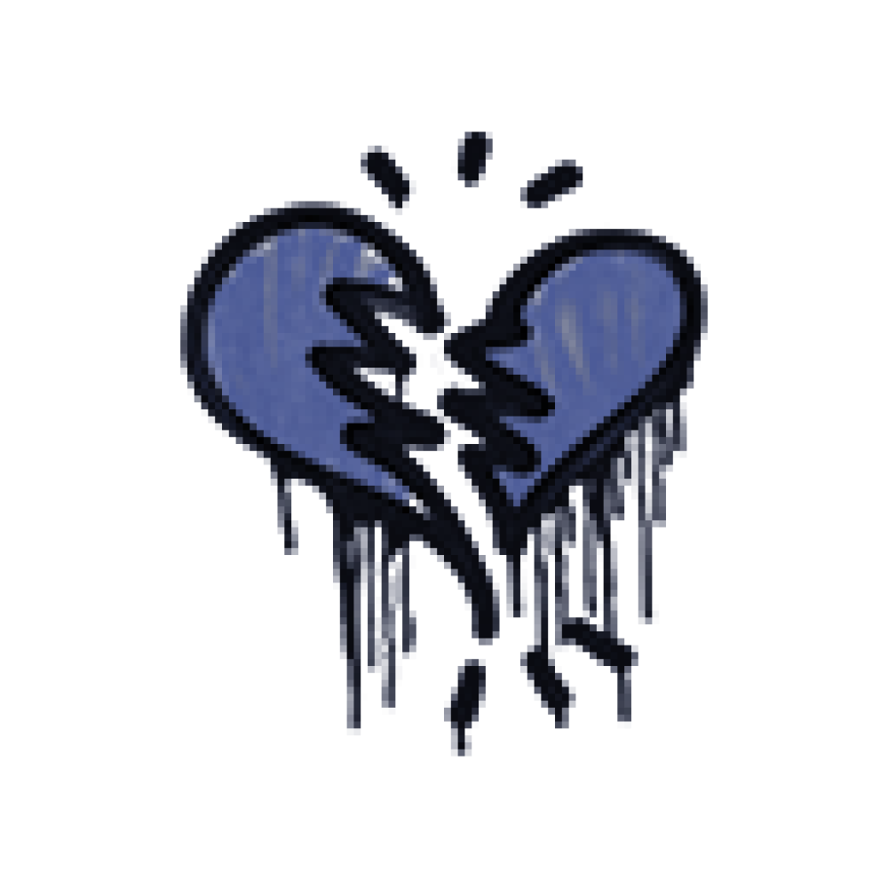 Sealed Graffiti | Broken Heart (SWAT Blue)