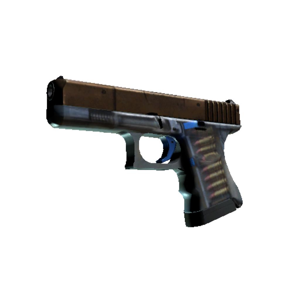 StatTrak™ Glock-18 | Clear Polymer (Battle-Scarred)