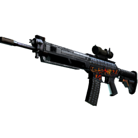 StatTrak™ SG 553 | Heavy Metal (Minimal Wear)