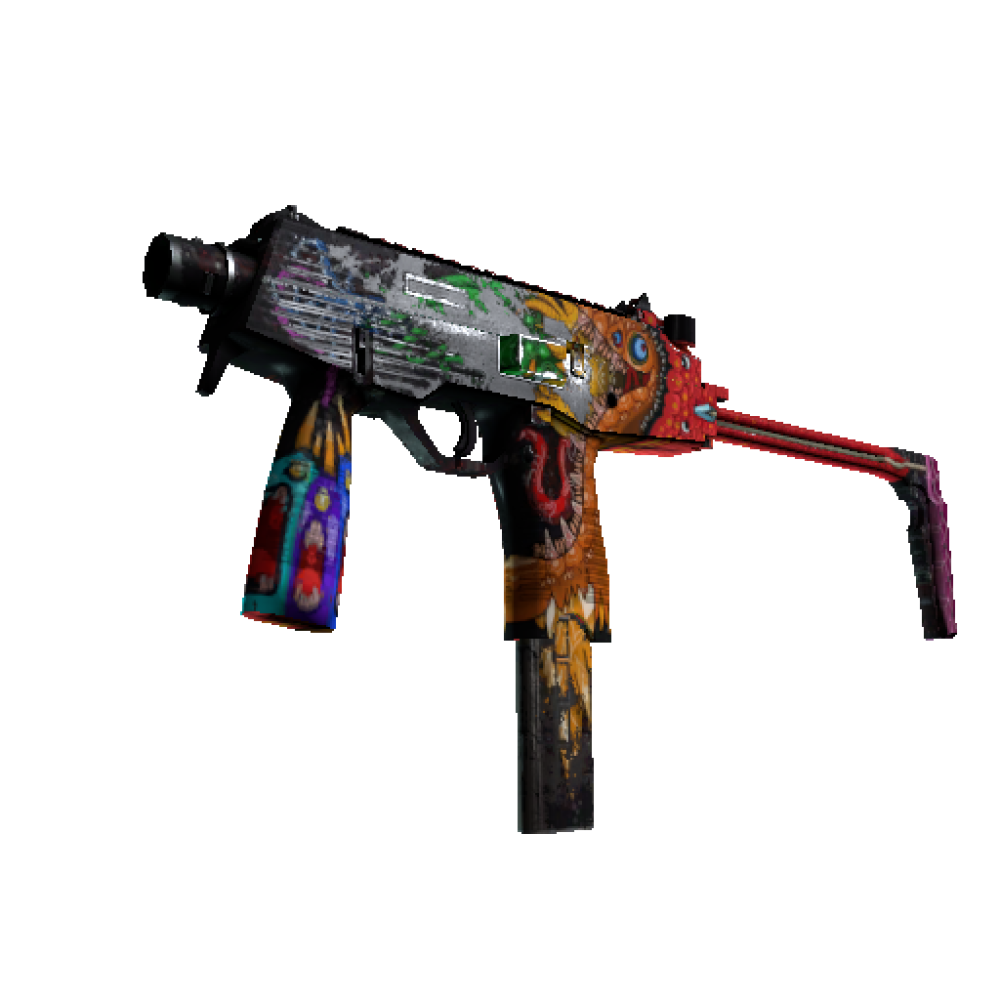 StatTrak™ MP9 | Food Chain (Battle-Scarred)