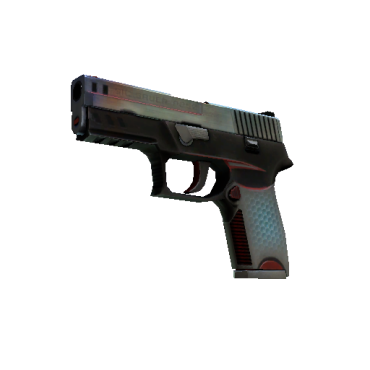 StatTrak™ P250 | Cyber Shell (Well-Worn)