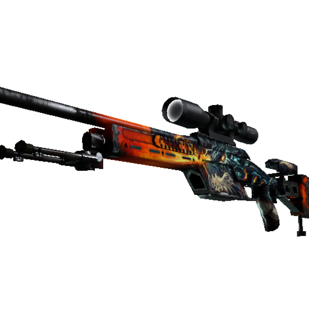 SSG 08 | Dragonfire (Well-Worn)