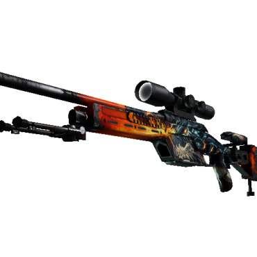 SSG 08 | Dragonfire (Well-Worn)