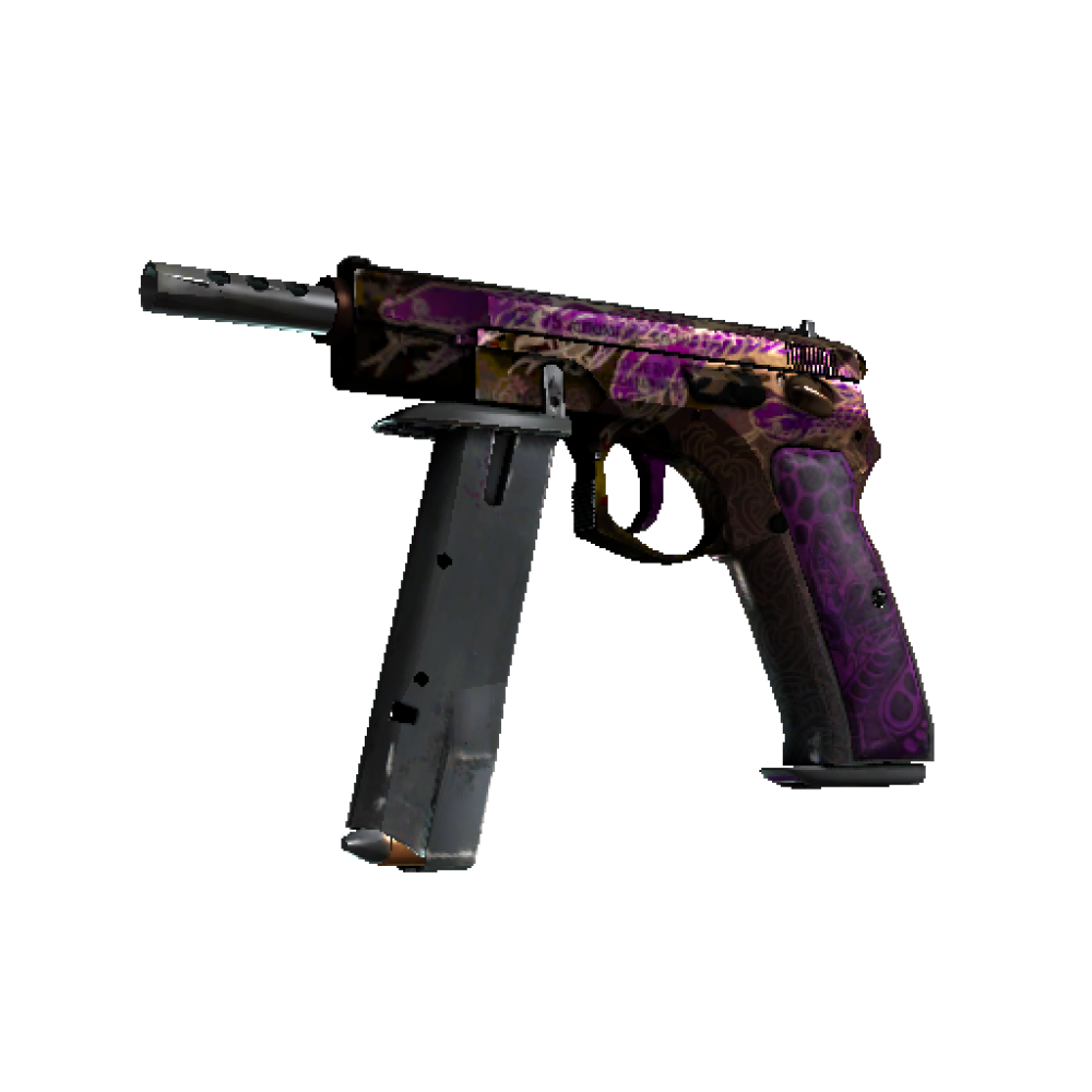 StatTrak™ CZ75-Auto | Xiangliu (Battle-Scarred)