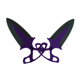 Shadow Daggers | Ultraviolet (Minimal Wear)