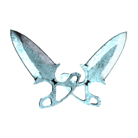 Shadow Daggers | Damascus Steel (Minimal Wear)