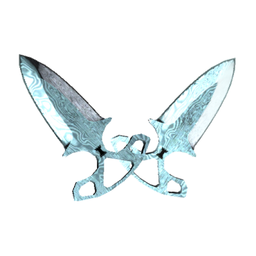 Shadow Daggers | Damascus Steel (Minimal Wear)