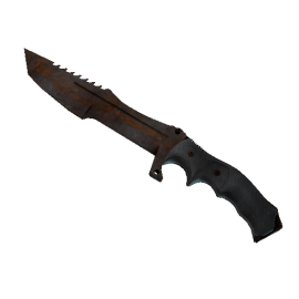 Huntsman Knife | Rust Coat (Battle Scarred)