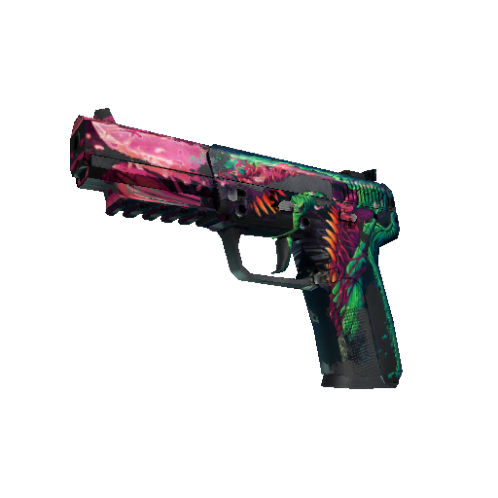 Five-SeveN | Hyper Beast (Battle-Scarred)