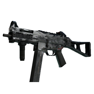 StatTrak™ UMP-45 | Arctic Wolf (Battle-Scarred)