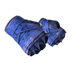 Hand Wraps | Cobalt Skulls (Battle-Scarred)