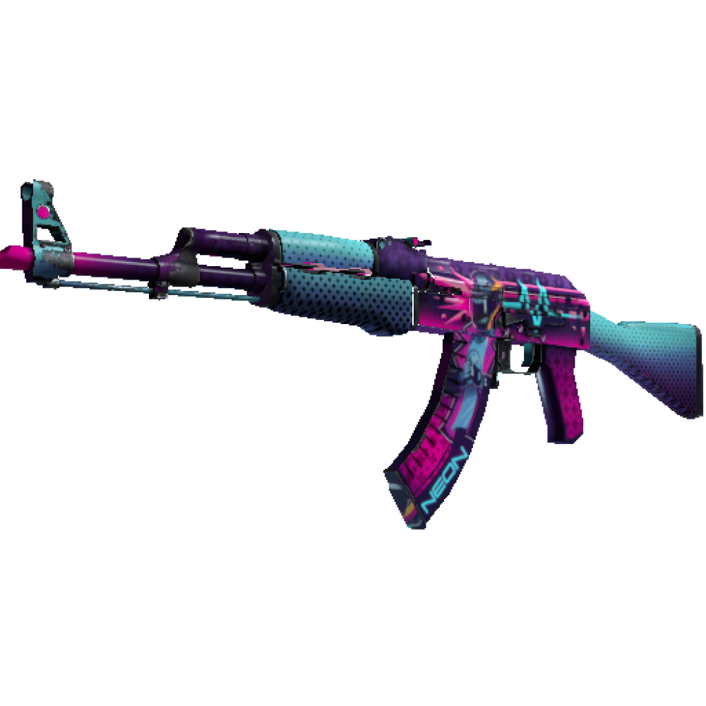 AK-47 | Neon Rider (Well-Worn)