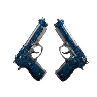 Dual Berettas | Cobalt Quartz (Field-Tested)