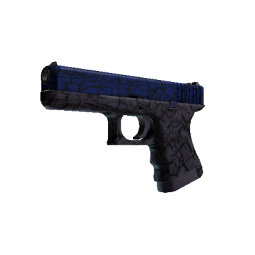 Glock-18 | Blue Fissure (Minimal Wear)