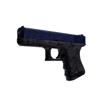 Glock-18 | Blue Fissure (Well-Worn)