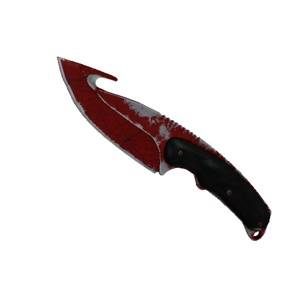 Gut Knife | Crimson Web (Field Tested)