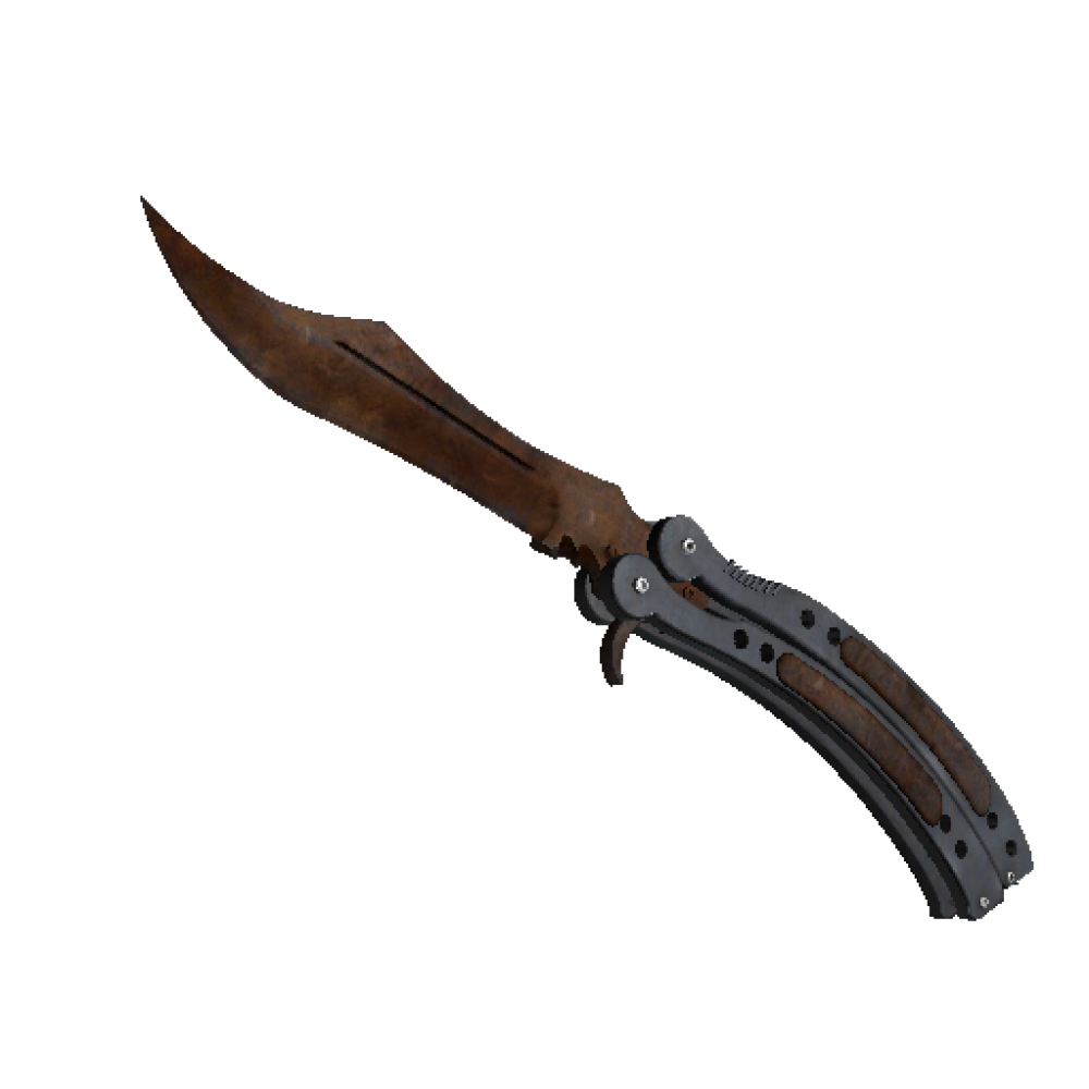 Butterfly Knife | Rust Coat (Battle-Scarred)